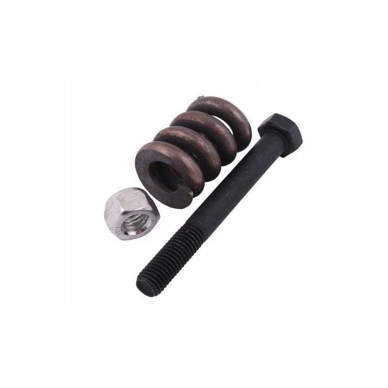 Varžtas ir spyruoklė jungties trinties velenui