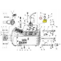 Pavarų svirties guolis c 330 50011040