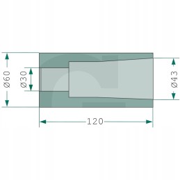 Suvirinimo įvorė 120mm 18100 33 granitas