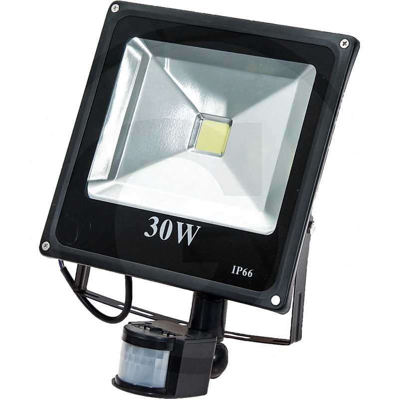 Helios LED prožektorius 30W 30W su judesio jutikliu