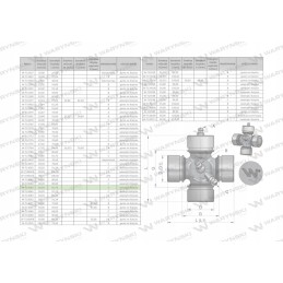 Veleno kryžminė galvutė 30x81 70 Warynski šoninis tepimas