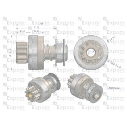 Starterio movos mazgas r 11h 863 700 0ex