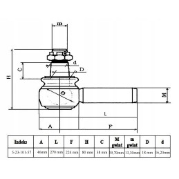 Kubota L3608 vairo stovo galas, dešinė