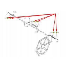 626511 0 motociklo rankovių korpusas