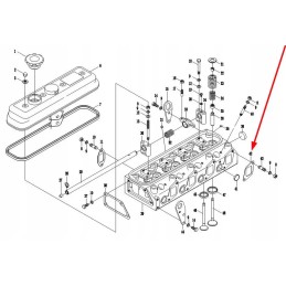 4l22bz 03013 variklio įsiurbimo kolektoriaus tarpinė