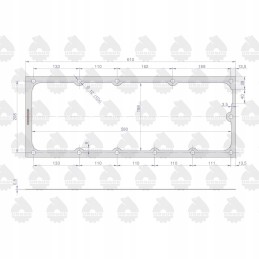 Pavarų dėžės dangčio tarpinė krazelit 0 8mm plienas