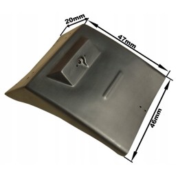 Plastikinis gaubtas, sparno prailginimas, 20x46x47