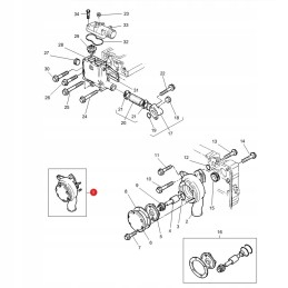 Vandens siurblio 4223109m91 u5mw0159 perkins keitimas