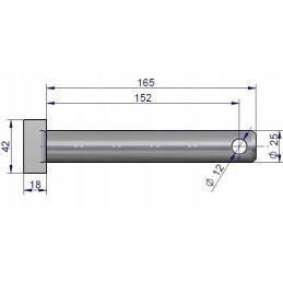 Kablio laikiklio kaištis c 360