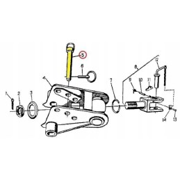 Kablio laikiklio kaištis c 360