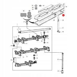 Vožtuvo dangtelio tarpinė mf 4223927m1 originali