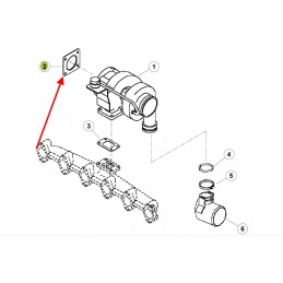 6005030611 turbokompresoriaus tarpiklis