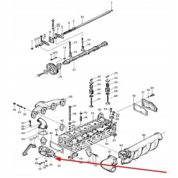 490b 43101 apatinis termostato korpusas