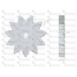 Generatoriaus ventiliatorius ex230000 ex260000 c 330 c