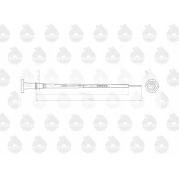 Variklio gesinimo kabelis l 1250mm c 360 3p originalus