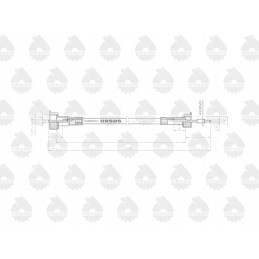 Valandų skaitiklio laidas l 965mm c 360 3p