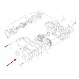 Gbt9877 dr55x75x12f sandarinimo žiedas 55 x