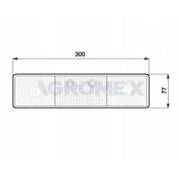 Kairysis galinis žibintas lt 10 12v 24v