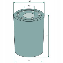 Kuro filtras 108mm 3g 185mm fleetguard