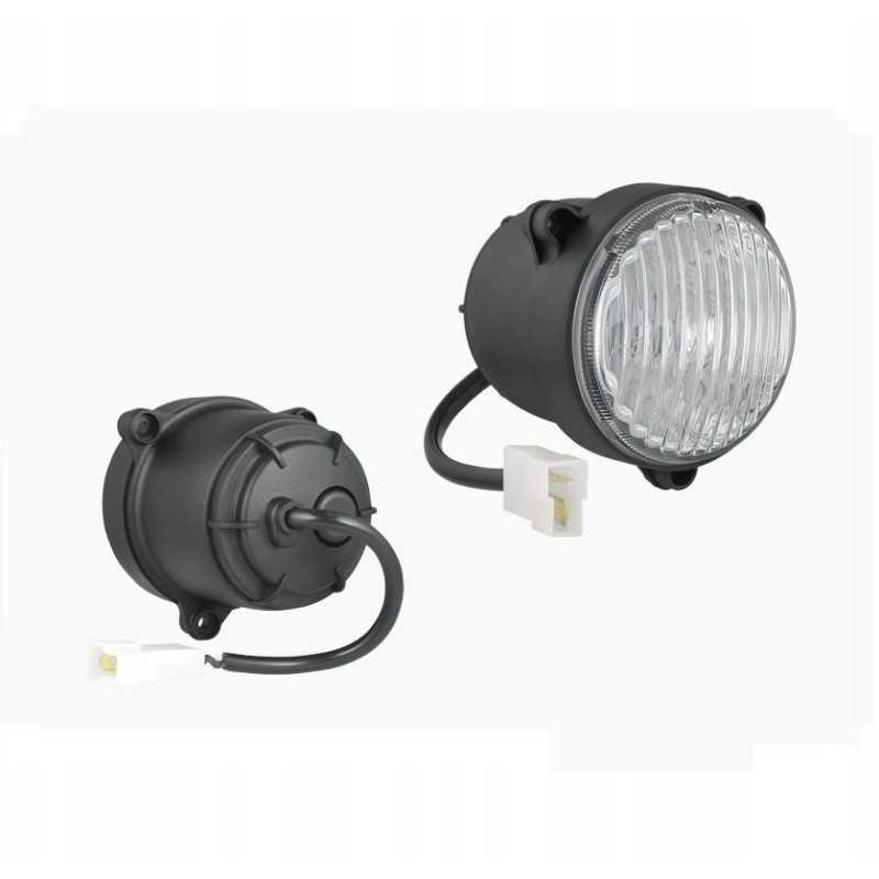 Halogeninis rūko žibintas, laidas ir jungtis