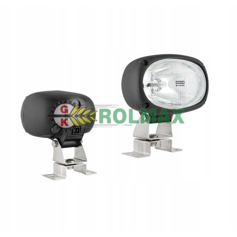 Halogeninė darbo lempa su omega laikikliu ir įmontuota