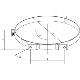 Donaldson oro filtro tvirtinimo juosta h770031