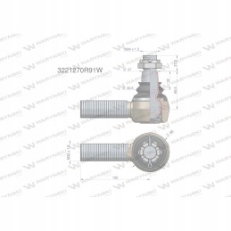 Vairo jungtis m30x1 5 3221270r91 warynski 3