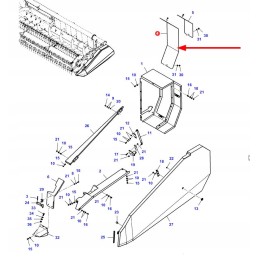 D28274034 lakštinio metalo antraštės dangtis