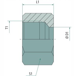 Jungiamoji veržlė uem 18 l m26x1 5 din 3870