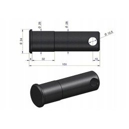 Apatinės jungties atraminis kaištis c 360 arba ursus