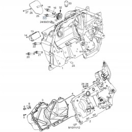 Kardaninio veleno greičio jutiklio korpusas new holland 19230