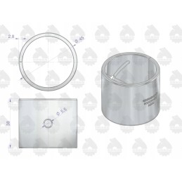 Švaistiklio įvorė vardinė n 0 00 c 385 originalas