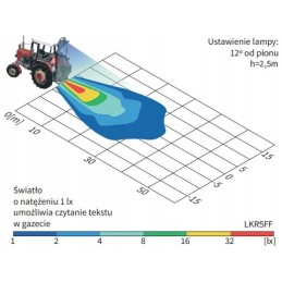 Halogeninė darbo lempa h3 70w 100x100x91 ip69k