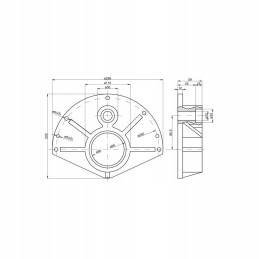 Pavarų dėžės priekinis dangtis c 385 1614
