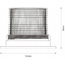 LED blykstės gaidys 10 110v prisukamas krampas