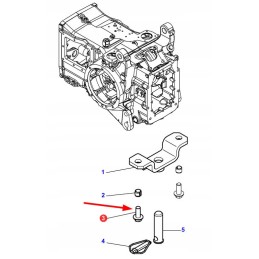 3014838x1 varžtas su apykakle m16 x 40