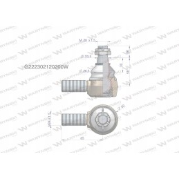 Vairo šarnyras m24x1 5 g222302120200 motoge