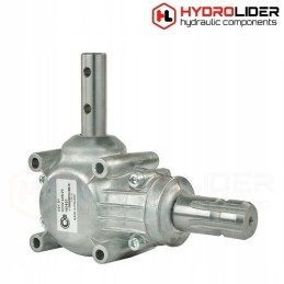 Aliuminio kampinė pavara eco 1 1 PTO 65mm hidrolideris