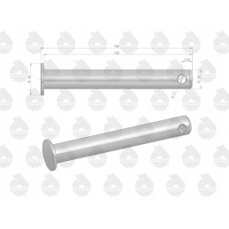 Viršutinis kablio korpuso kaištis c 330 arba ursus