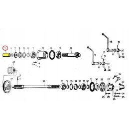 Galinės ašies jungiamoji mova c 330 50013210