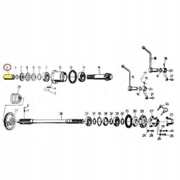 Galinės ašies jungiamoji mova c 330 50013210
