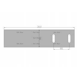Kairioji galinio purvasargio juostelė Kverneland Vulcan