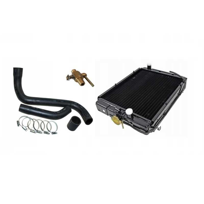 Sustiprintas radiatorius C 330, vamzdeliai, čiaupas