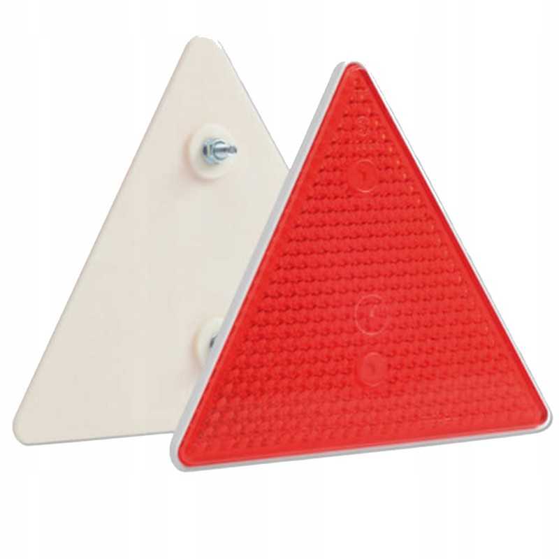 Trikampis atšvaitas lenkiškai priekabai