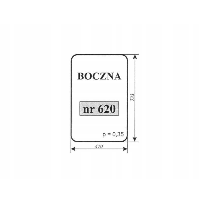 Cyclops 620 krautuvo šoninis langas