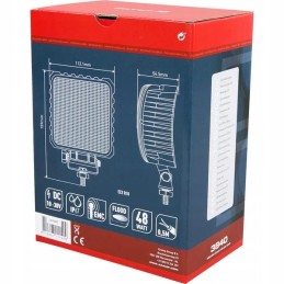 Kvadratinė LED darbo lempa 48w 3840lm