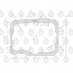Pavarų dėžė ir ašies tarpinė 89153091 krazelitas 0 8mm