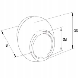 Viršutinė jungtis rutulinis katė 3 2 oe25 4 60x51mm kramp