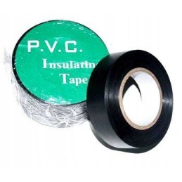 Izoliacinė juosta 10m, juoda, spalvota, juoda izoliacija