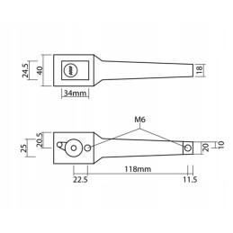 Durų rankena kairė dešinė massey ferguson 3476151m1